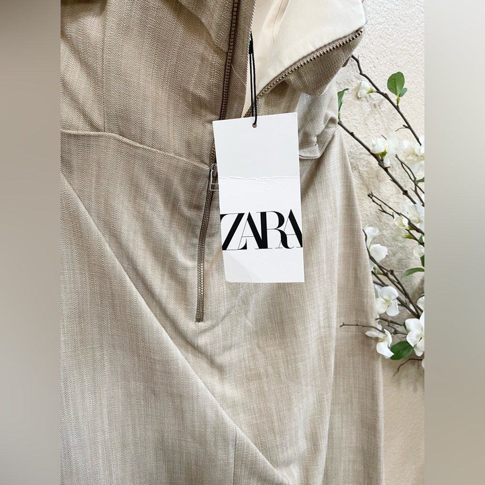 ZARA ASYMMETRICAL SLIP DRESS 3265/332/200/014 - Picture 3 of 9